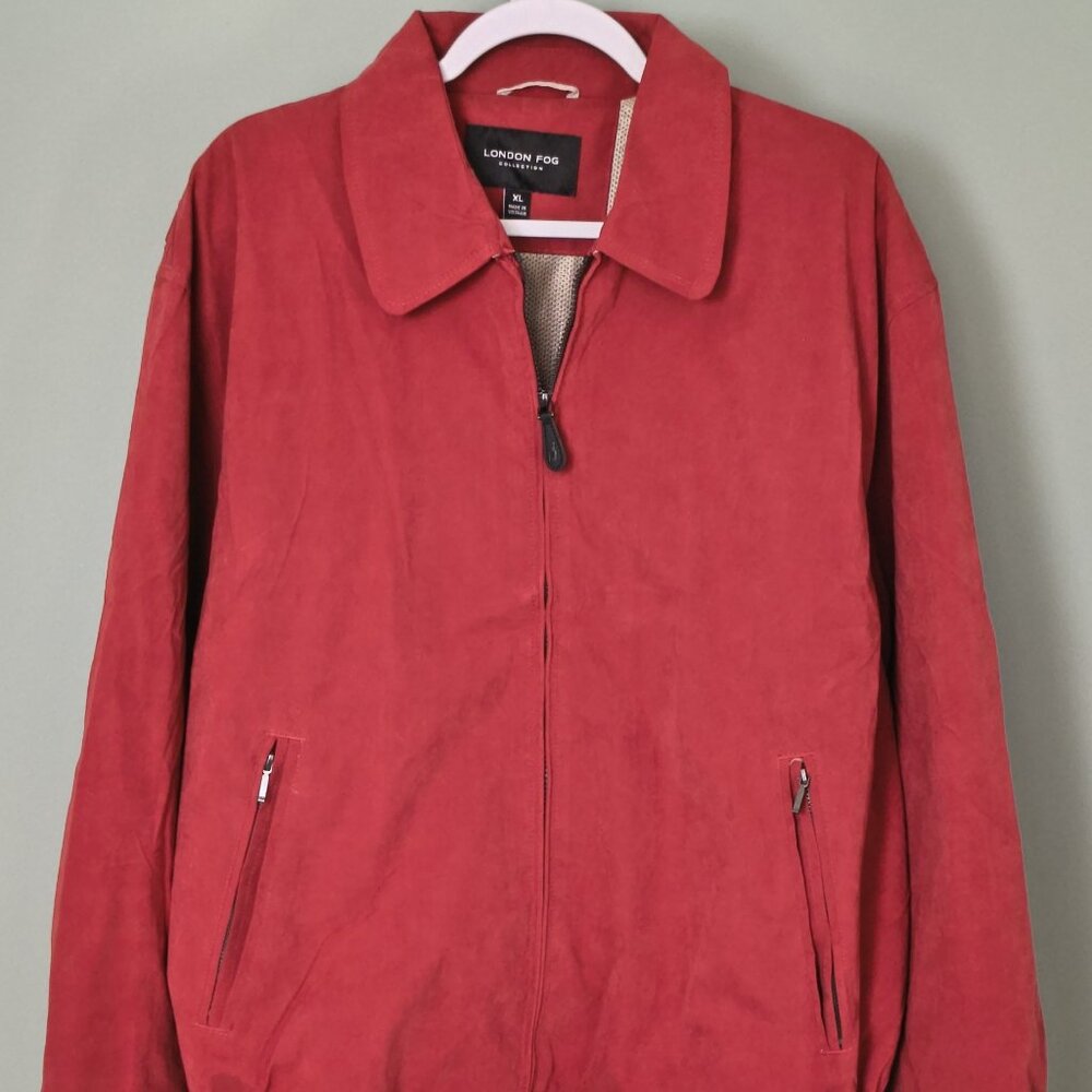 London Fog Men's Auburn Zip-Front Golf Jacket Men's XL Chili-Sold